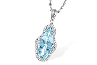 F199-33307: NECK 3.97 AQUAMARINE 4.20 TGW