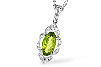 F199-33344: NECK .94 PERIDOT 1.05 TGW