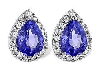 F199-33353: EARR 1.15 TW TANZANITE 1.32 TGW