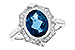 F199-35107: LDS RG 3.00 LONDON BLUE TOPAZ 3.16 TGW