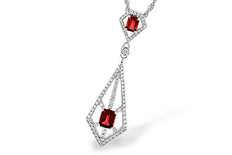 F282-04244: NECK .63 TW RUBY .93 TGW