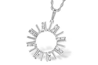 F282-05153: NECK .14 TW BAGUETTES