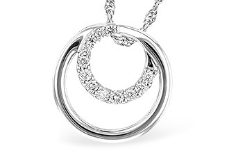 F282-06971: NECKLACE .15 TW