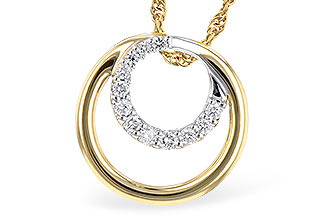 F282-06971: NECKLACE .15 TW