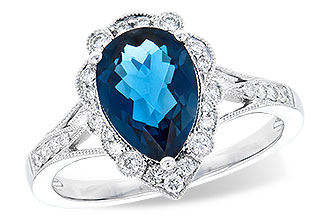 F282-06989: LDS RG 2.25 LONDON BLUE TOPAZ 2.47 TGW (10x7 PS)