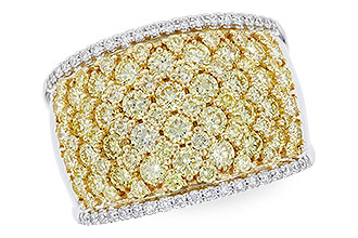 F282-94225: LDS DIA WED RG 2.19 YELLOW DIAS 2.37 TW