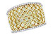 F282-94225: LDS DIA WED RG 2.19 YELLOW DIAS 2.37 TW