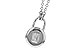 F282-97871: NECKLACE .19 EMERALD CUT (18")
