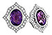 F282-97889: EARR 2.12 TW AMETHYST 2.36 TGW (8x6 MM AMY)