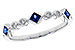 F283-86916: LDS WED RG .25 SAPPHIRE .30 TGW