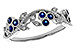 F283-90553: LDS WED RG .23 SAPPHIRE .29 TGW