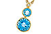 F284-73307: NECK 2.63 BLUE TOPAZ 2.65 TGW (5MM / 8MM BT)