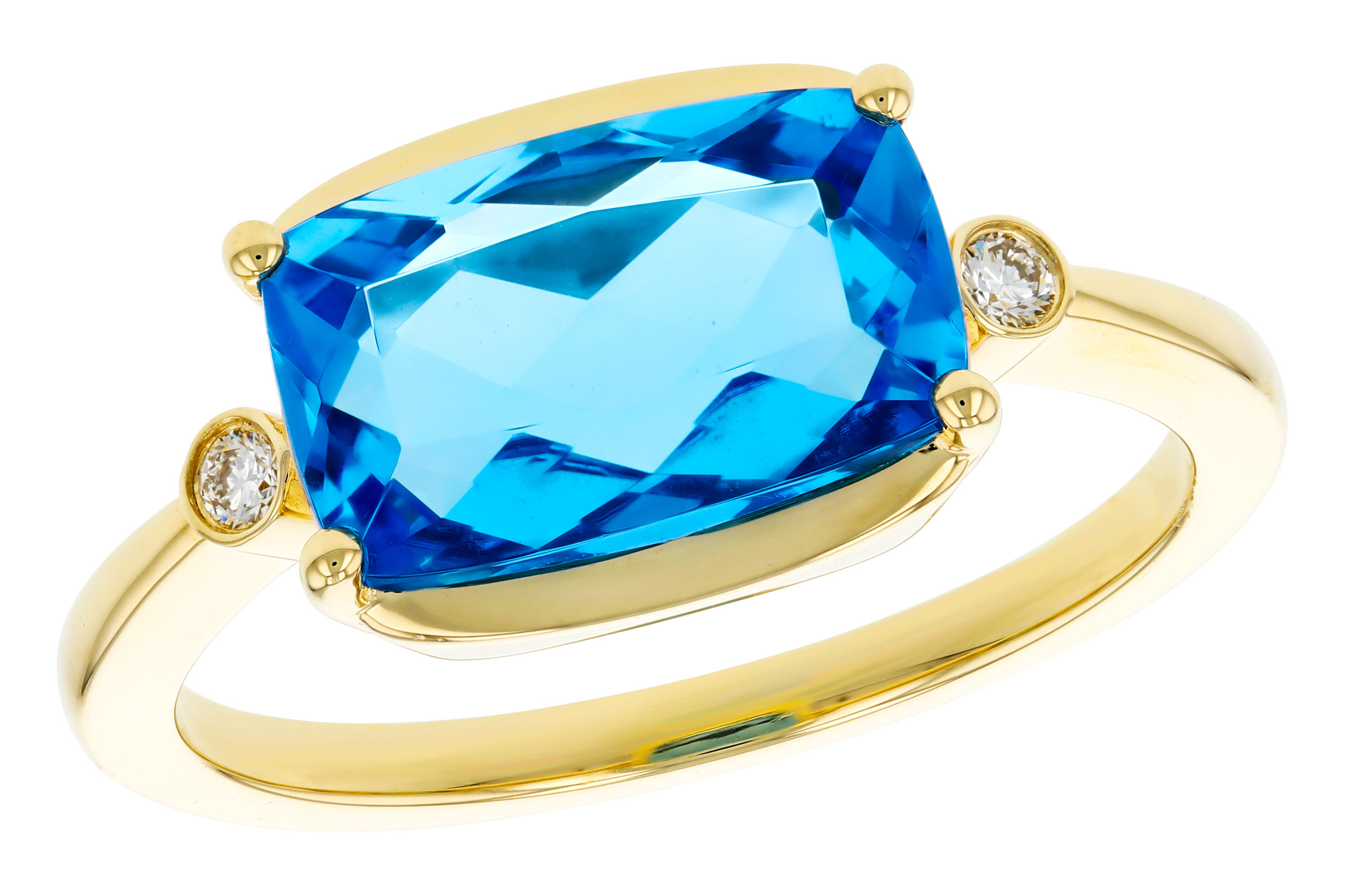 F284-75107: LDS RG 2.88 BLUE TOPAZ 2.92 TGW (11x7MM BT)