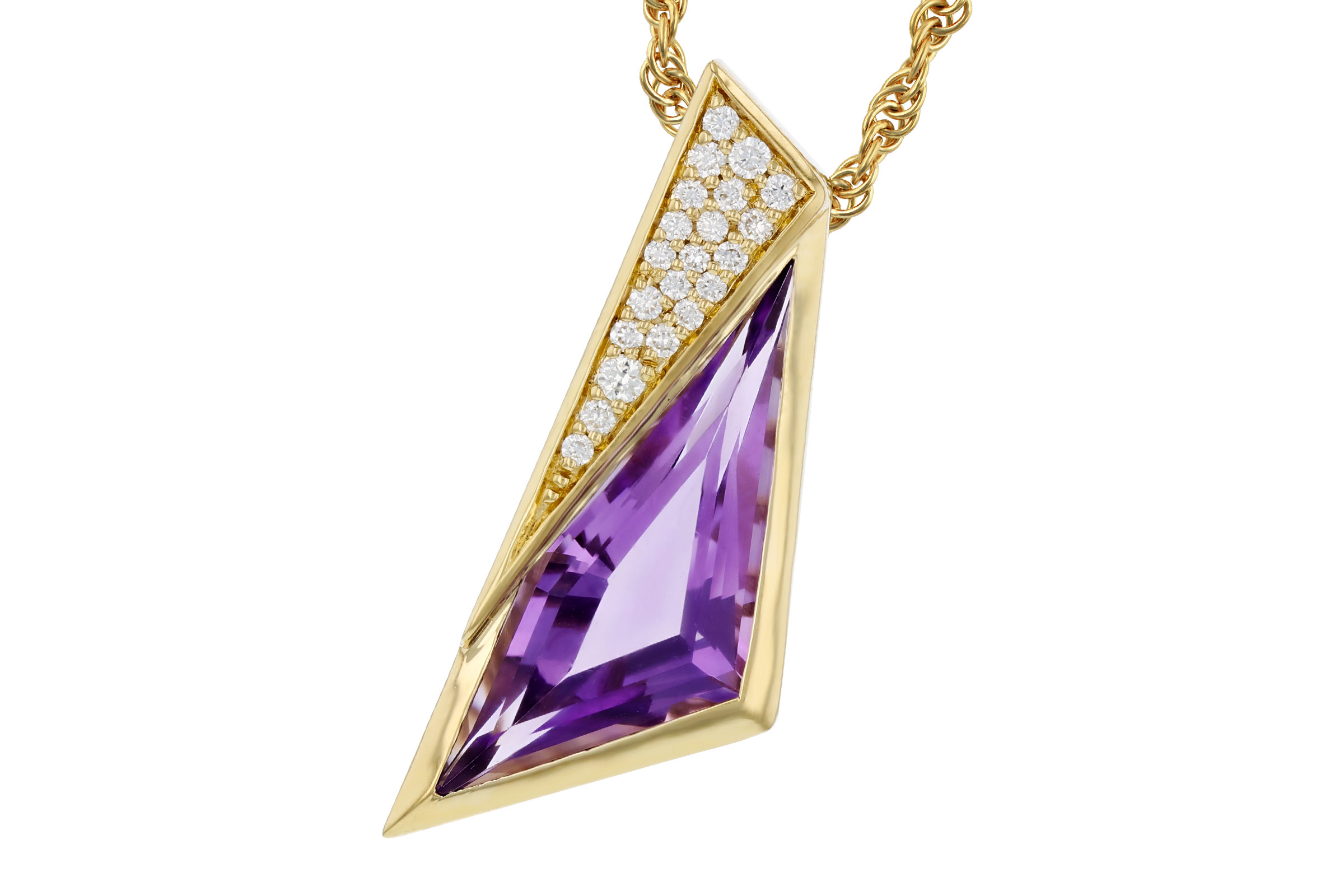 F284-75153: NECKLACE 2.24 AMETHYST 2.33 TGW