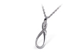 G193-85098: NECKLACE .03 TW