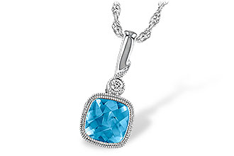 G195-70589: NECK 1.03 BLUE TOPAZ 1.05 TGW