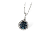 G196-59653: NECK .32 BLUE DIAS .54 TW