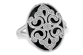 G197-46962: LDS ONYX & DIA RG .12 TW