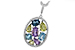 G197-54207: NECK 2.25 MULTI-COLOR 2.43 TGW