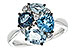 G198-37825: LDS RG 2.57 BLUE TOPAZ 2.65 TGW