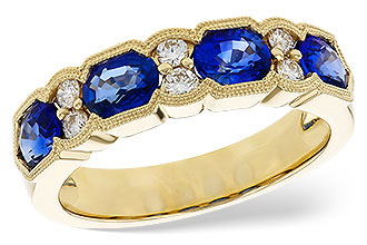 G198-45171: LDS WED RG 1.72 SAPPHIRE 1.90 TGW (5x4MM SAPP)