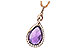G198-45180: NECK 3.91 AMETHYST 4.10 TGW