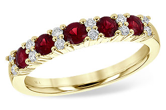 G199-28816: LDS WED RG .66 RUBY .83 TGW
