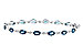 G199-33362: BRACELET 7.20 LONDON BLUE TOPAZ 7.36 TGW