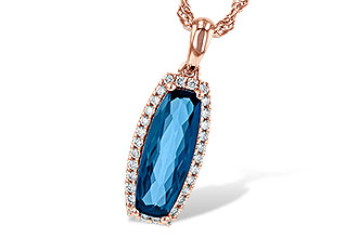 G199-35098: NECK 1.58 LONDON BLUE TOPAZ 1.70 TGW