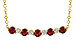 G199-36007: NECK .58 TW RUBY .70 TGW