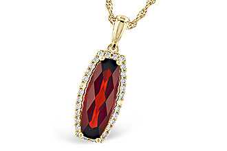 G282-02434: NECK 1.75 GARNET 1.87 TGW