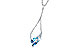 G282-04225: NECK .82 BLUE TOPAZ 1.05 TGW