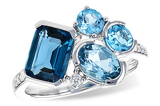 G282-06953: LDS RG 3.08 BLUE TOPAZ TW 3.15 TGW