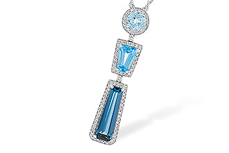 G282-93298: NECK 3.26 TW BLUE TOPAZ 3.50 TGW