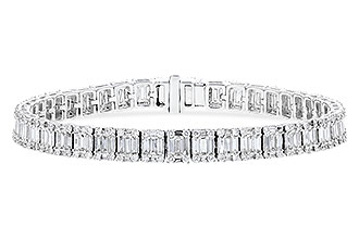 G282-93334: BRACELET 2.72 TW BAGUETTES 4.10 TW