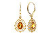 G282-94262: EARR .74 TW CITRINE .90 TGW