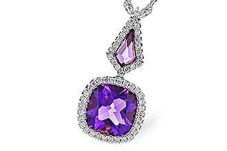 G282-95107: NECK 1.80 TW AMETHYST 1.96 TGW