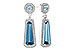 G282-95153: EARR 2.28 TW BLUE TOPAZ 2.54 TGW