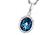 G282-95162: NECK 1.90 TW LONDON BLUE TOPAZ 1.93 TGW (9x7 LBT)