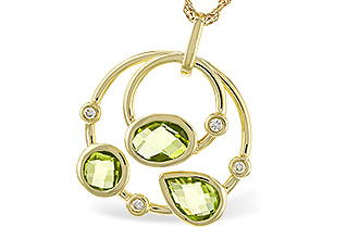 G283-82380: NECKLACE 2.20 PERIDOT 2.26 TGW