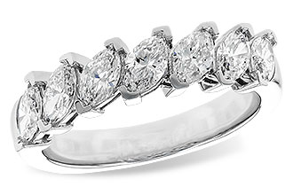 G283-82416: LDS DIA WED RG 1.25 TW (7 MARQUISE)