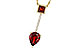 G283-84198: NECKLACE 2.15 GARNET 2.20 TGW