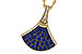 G283-86089: NECKLACE .71 TW SAPPHIRE .85 TGW