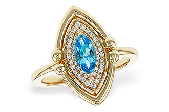 G283-90571: LDS RG .54 BLUE TOPAZ .70 TGW (8x4MM BT)