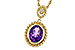 G283-90580: NECKLACE 1.38 AMETHYST 1.40 TGW (9x7MM AMY)