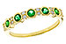 G283-90607: LDS WED RG .28 TW EMER .40 TGW