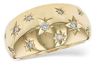 G284-73334: LDS DIA WEDDING RING .18 TW