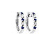 H010-21480: EARRINGS .17 SAPP .26 TGW