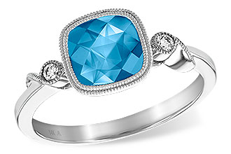 H195-70589: LDS RG 1.66 BLUE TOPAZ 1.71 TGW