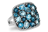 H196-59671: LDS RG 3.67 BLUE TOPAZ 3.94 TGW